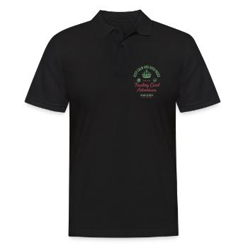 Keep Calm And Open Packs Trading Card Adventures - Men's Polo Shirt - black - Front - Kai (181cm)