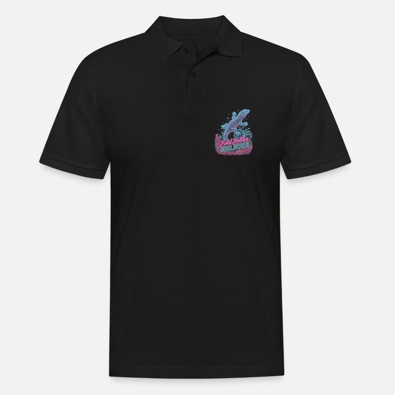 Bouldering Bold Bolder Boulderer - Polo Homme - noir