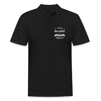 Balance Ascendant Parfaite - Polo Homme - noir - Devant - Kai (181cm)