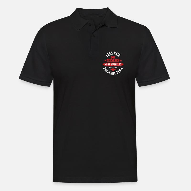90 Years Handsome Devil - Men's Polo Shirt - black