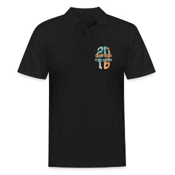 ÉDITION LIMITÉE 2016 10 ANS 10E ANNIVERSAIRE - Polo Homme - noir - Devant - Kai (181cm)
