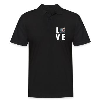 Megalodons Megalodon - Men's Polo Shirt - black - Front - Kai (181cm)