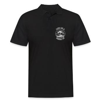 Chaque jour est le jour du kayak - Kayakiste amateur de kayak - Polo Homme - noir - Devant - Kai (181cm)