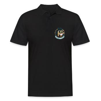  Rente 2026 Ich geh in R(ente) Ihr schuftet weiter - Männer Poloshirt - Schwarz - Vorne - Kai (181cm)