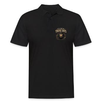 C’est un de ces jours – des dés fantastiques drôles - Polo Homme - noir - Devant - Kai (181cm)