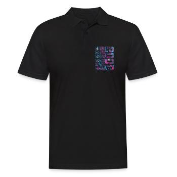COOL 26 JAHRE LIMITED EDITION 2000 26. GEBURTSTAG - Männer Poloshirt - Schwarz - Vorne - Kai (181cm)