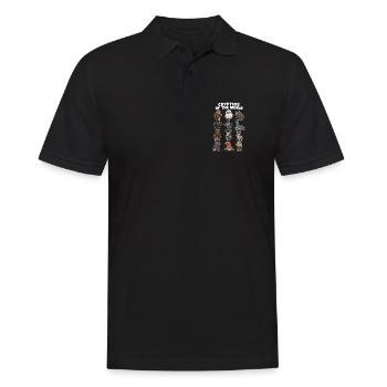  Cryptids Of The World Niedliches - Männer Poloshirt - Schwarz - Vorne - Kai (181cm)