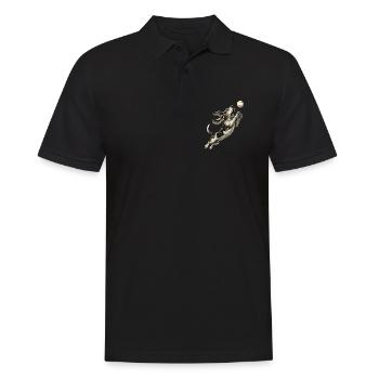Basset Hound Race Baseball - Polo Homme - noir - Devant - Kai (181cm)