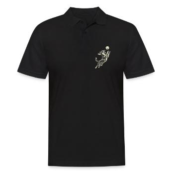 Race de chihuahua Baseball - Polo Homme - noir - Devant - Kai (181cm)