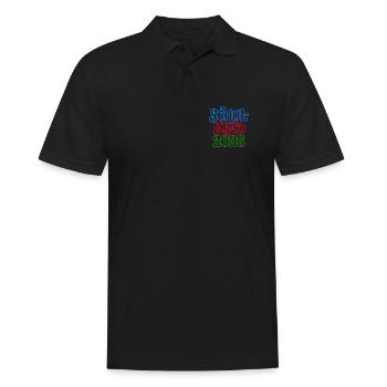 Schoolchild 2026 | Neon Optics | School enrollment - Men's Polo Shirt - black - Front - Kai (181cm)