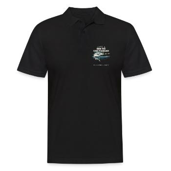 Lake Q Königfisch Lauf-Programm - Männer Poloshirt - Schwarz - Vorne - Kai (181cm)