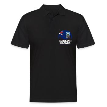 Îles Falkland - Polo Homme - noir - Devant - Kai (181cm)