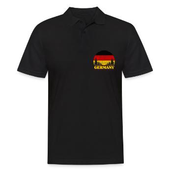 Allemagne - Polo Homme - noir - Devant - Kai (181cm)