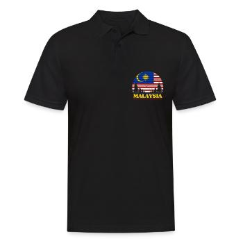 Malaisie - Polo Homme - noir - Devant - Kai (181cm)