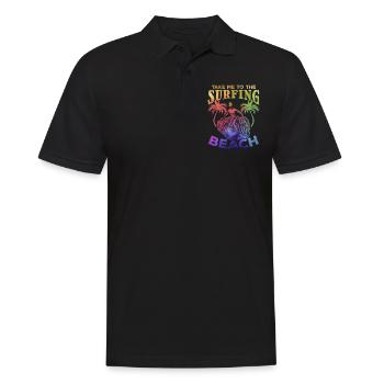 Surfer Take Me To The Surfing Beach - Männer Poloshirt - Schwarz - Vorne - Kai (181cm)