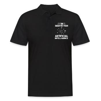 I'm Smarter Than Artificial Intelligence - Artific - Men's Polo Shirt - black - Front - Kai (181cm)