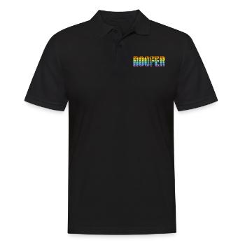 Roof Worker Roofing Worker - Roofer - Männer Poloshirt - Schwarz - Vorne - Kai (181cm)