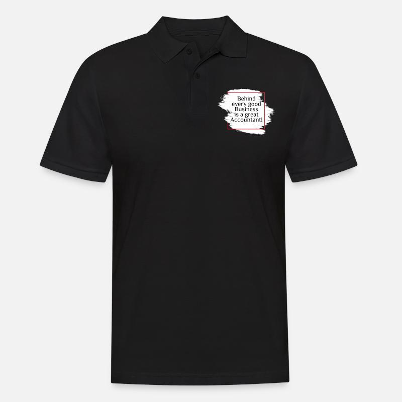 Comptable Comptabilité Cpa Drôle dire cadeau - Polo Homme - noir