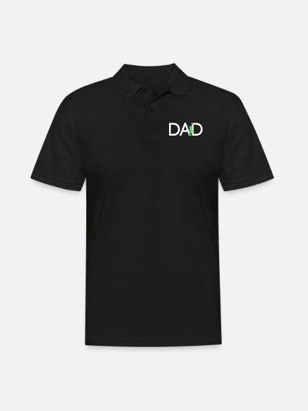 Tennis Dad - Men's Polo Shirt - black