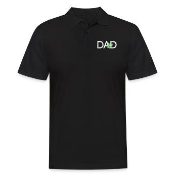 Papa pêcheur - Polo Homme - noir - Devant - Kai (181cm)