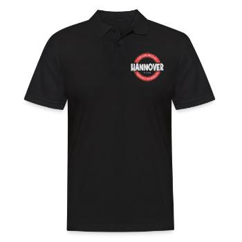 Hannover Deutschland Stadt Skyline Heimat Liebe - Männer Poloshirt - Schwarz - Vorne - Kai (181cm)