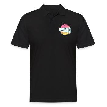 Freediving Freediving Freediving Diving - Men's Polo Shirt - black - Front - Kai (181cm)
