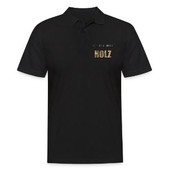 MOI ET MON BOIS - Polo Homme - noir - Devant - Kai (181cm)