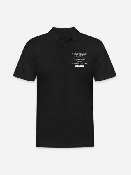 Teacher - Men's Polo Shirt - black