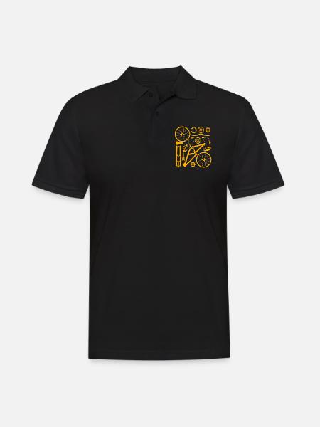bicycle - Men's Polo Shirt - black
