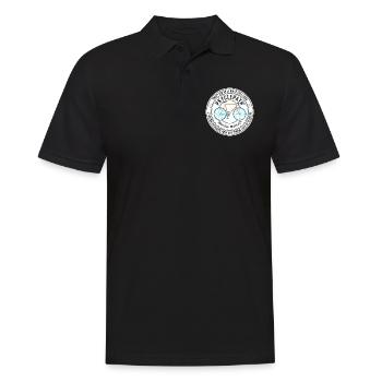 Psyclepath Vintage Bike, vélo et vélo - Polo Homme - noir - Devant - Kai (181cm)