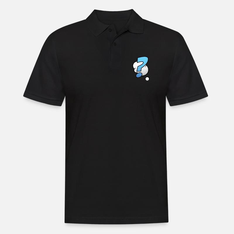 Comic Comic Style Comic Comics - Polo Homme - noir
