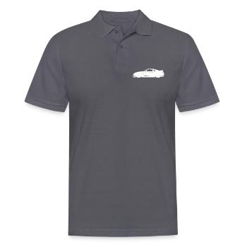 GTRdreifünf wihte - Männer Poloshirt - Anthrazit - Vorne - Nico (186cm)