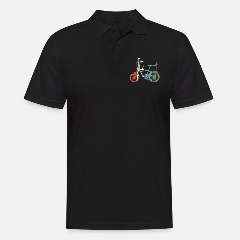 Old School - Männer Poloshirt - Schwarz