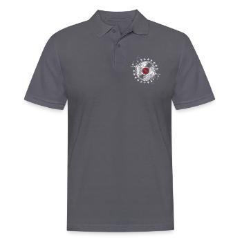 Musik CD MP3 Konzert Audio Stereo Musikschule - Männer Poloshirt - Anthrazit - Vorne - Nico (186cm)