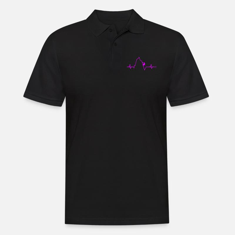 Climbing climber - Men's Polo Shirt - black