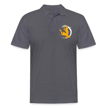 Dance - Men's Polo Shirt - charcoal grey - Front - Nico (186cm)