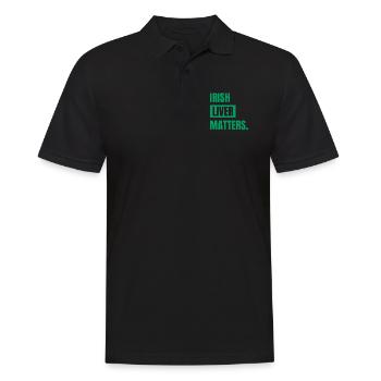 Foie irlandais foie irlandais - Polo Homme - noir - Devant - Kai (181cm)