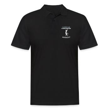 No I Can't I'm Hanging Around Today Aerialist Gift - Men's Polo Shirt - black - Front - Kai (181cm)