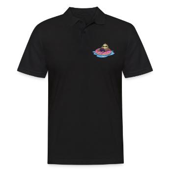 Sloth chill summer - Men's Polo Shirt - black - Front - Kai (181cm)