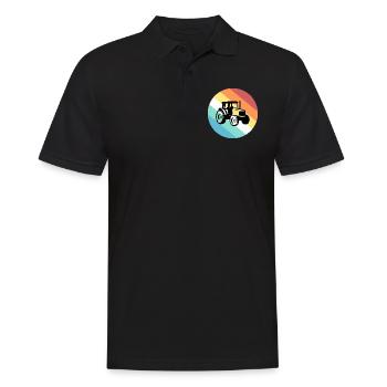 Tracteur - Polo Homme - noir - Devant - Kai (181cm)