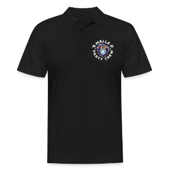 Malle party crew affe - Männer Poloshirt - Schwarz - Vorne - Kai (181cm)