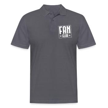 timbre de fan club - Polo Homme - charbon - Devant - Nico (186cm)