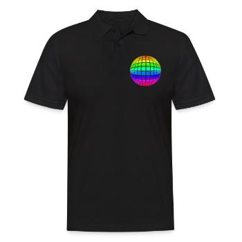 Sphere - Men's Polo Shirt - black - Front - Kai (181cm)