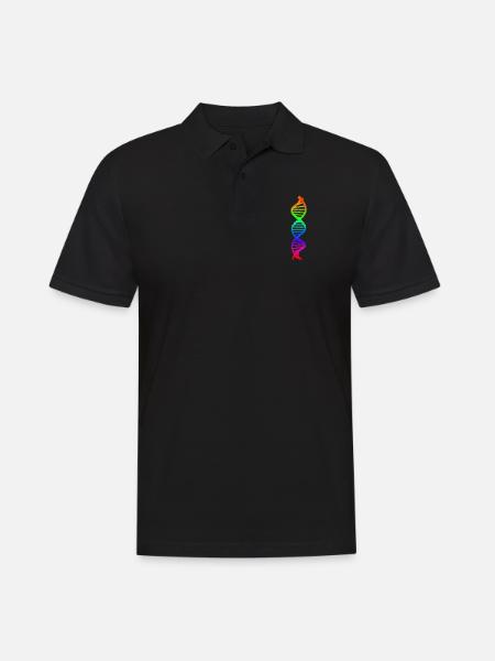 DNA - Männer Poloshirt - Schwarz