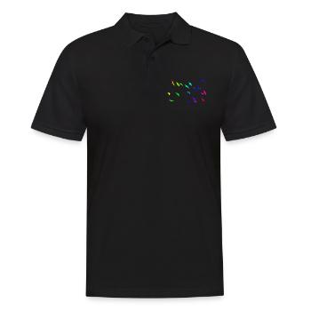 Vol d'oiseaux - Polo Homme - noir - Devant - Kai (181cm)