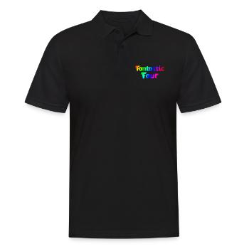 Fantastic Four - Männer Poloshirt - Schwarz - Vorne - Kai (181cm)