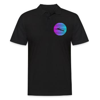 nageur - Polo Homme - noir - Devant - Kai (181cm)