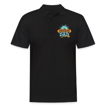 Schreiner Vater cooler Papa - Männer Poloshirt - Schwarz - Vorne - Kai (181cm)
