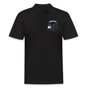 Cadeau Space Matters - Polo Homme - noir - Devant - Kai (181cm)