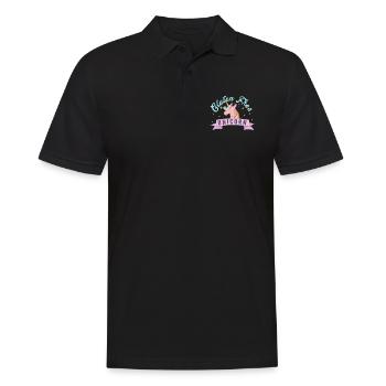 Glutenfreies Einhorn - Männer Poloshirt - Schwarz - Vorne - Kai (181cm)